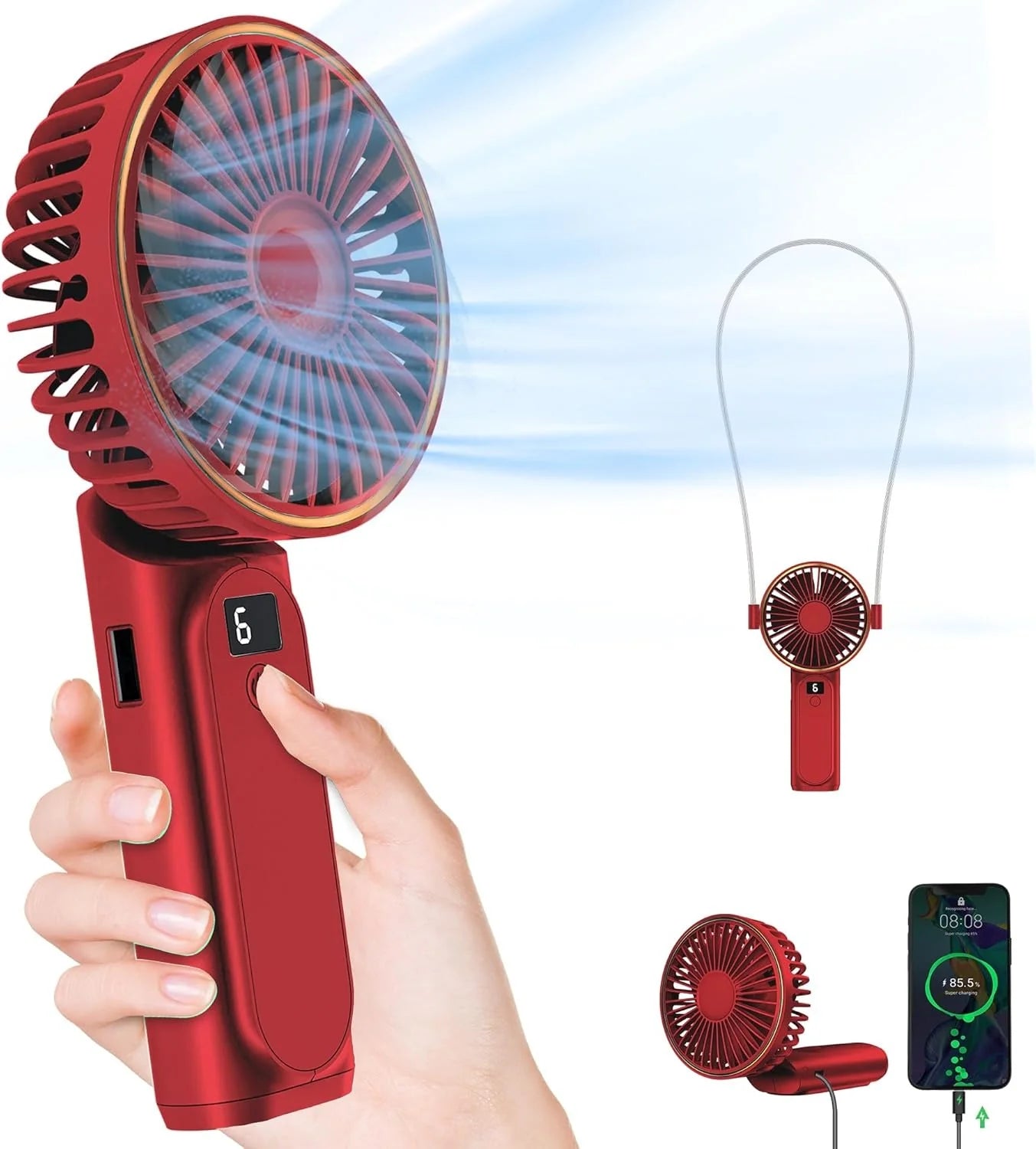 Handheld Fan Life12 , Buy 2 Get 1 Free, You Need to Add 3 Products to the Shopping Cart!