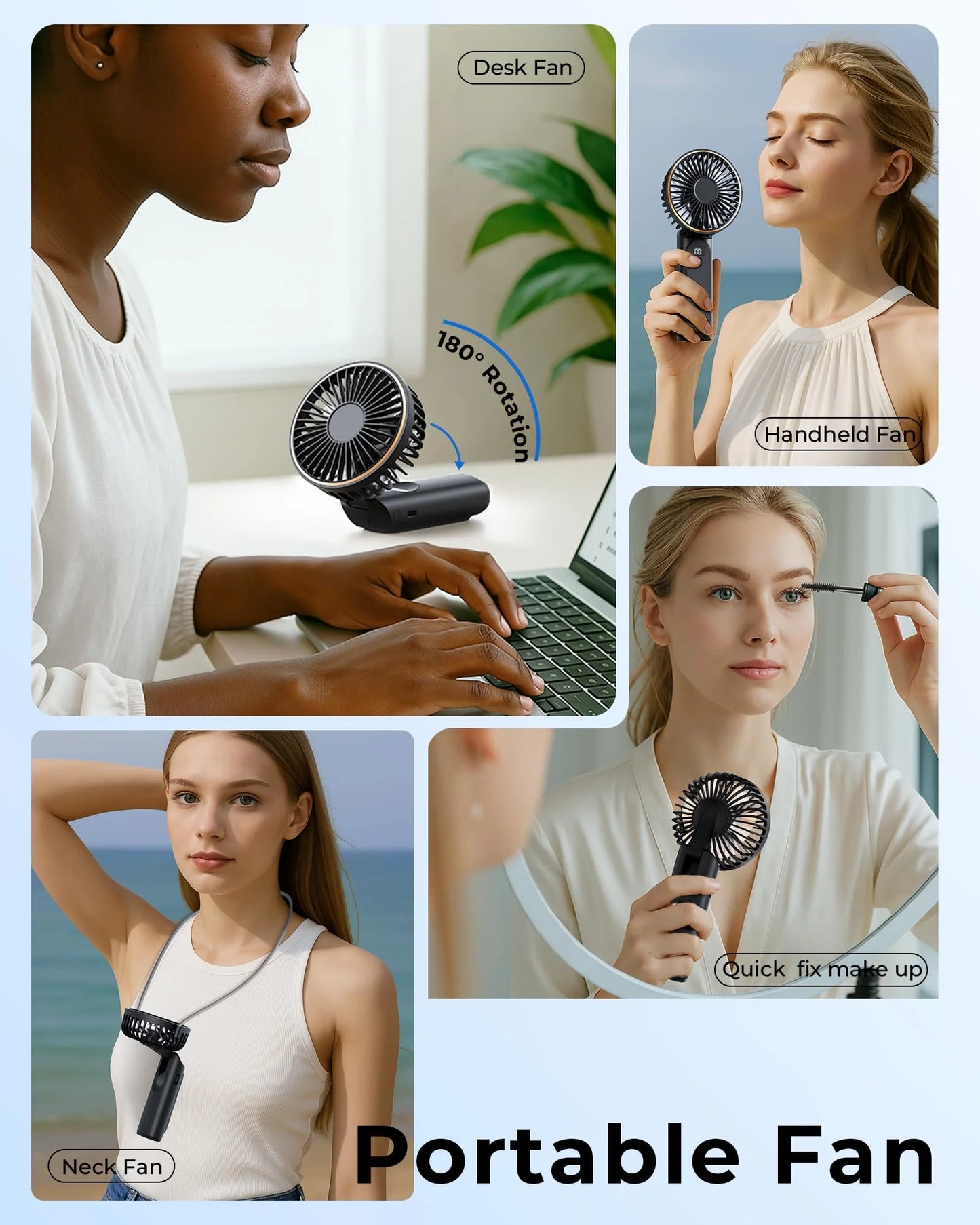 Handheld Fan Life12 , Buy 2 Get 1 Free, You Need to Add 3 Products to the Shopping Cart!