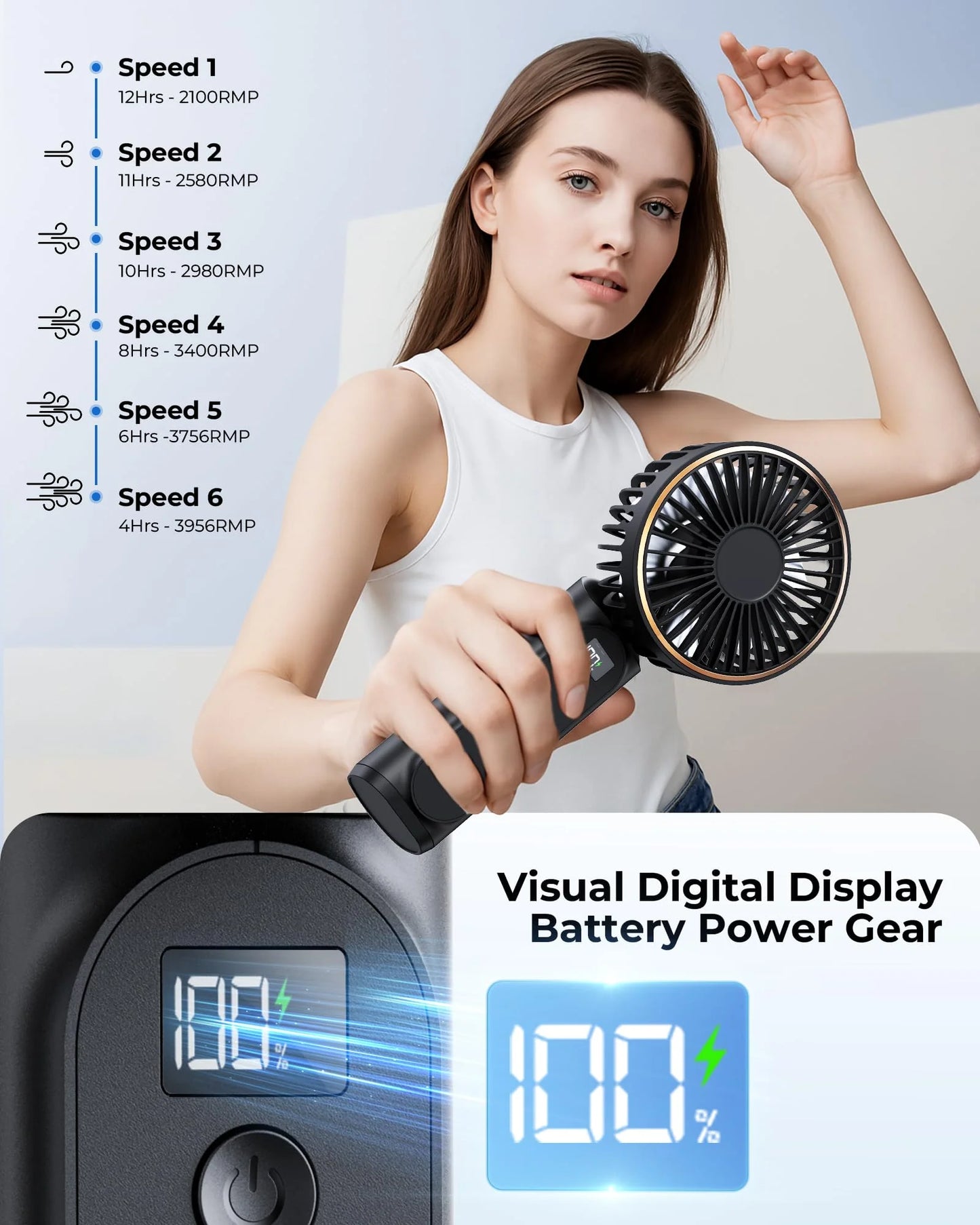 Handheld Fan Life12 , Buy 2 Get 1 Free, You Need to Add 3 Products to the Shopping Cart!