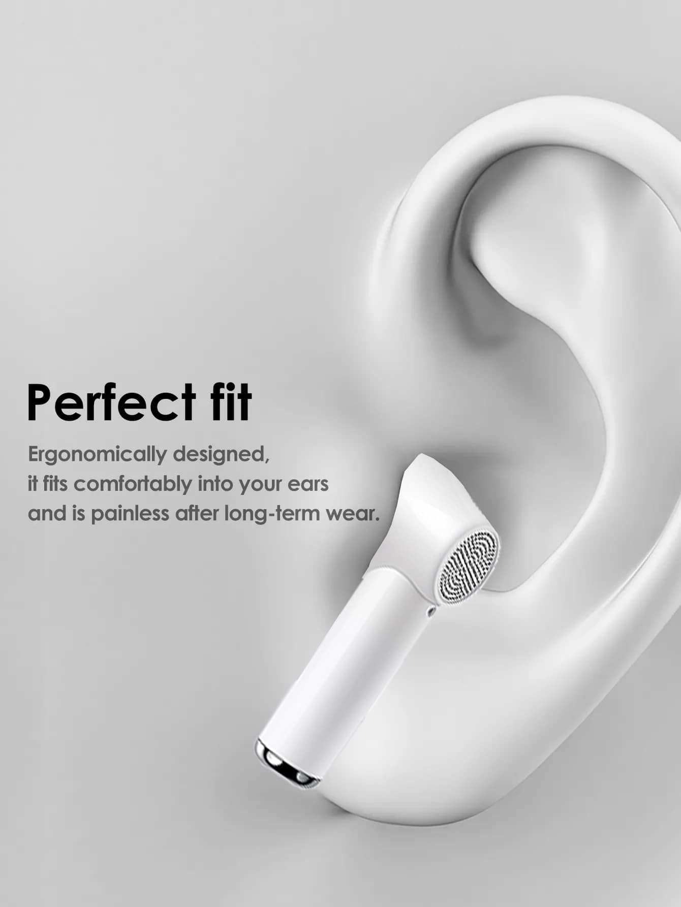 Half-Ear Design Waterproof Sweat Proof Touch Control Sports Gaming Wireless Earphone