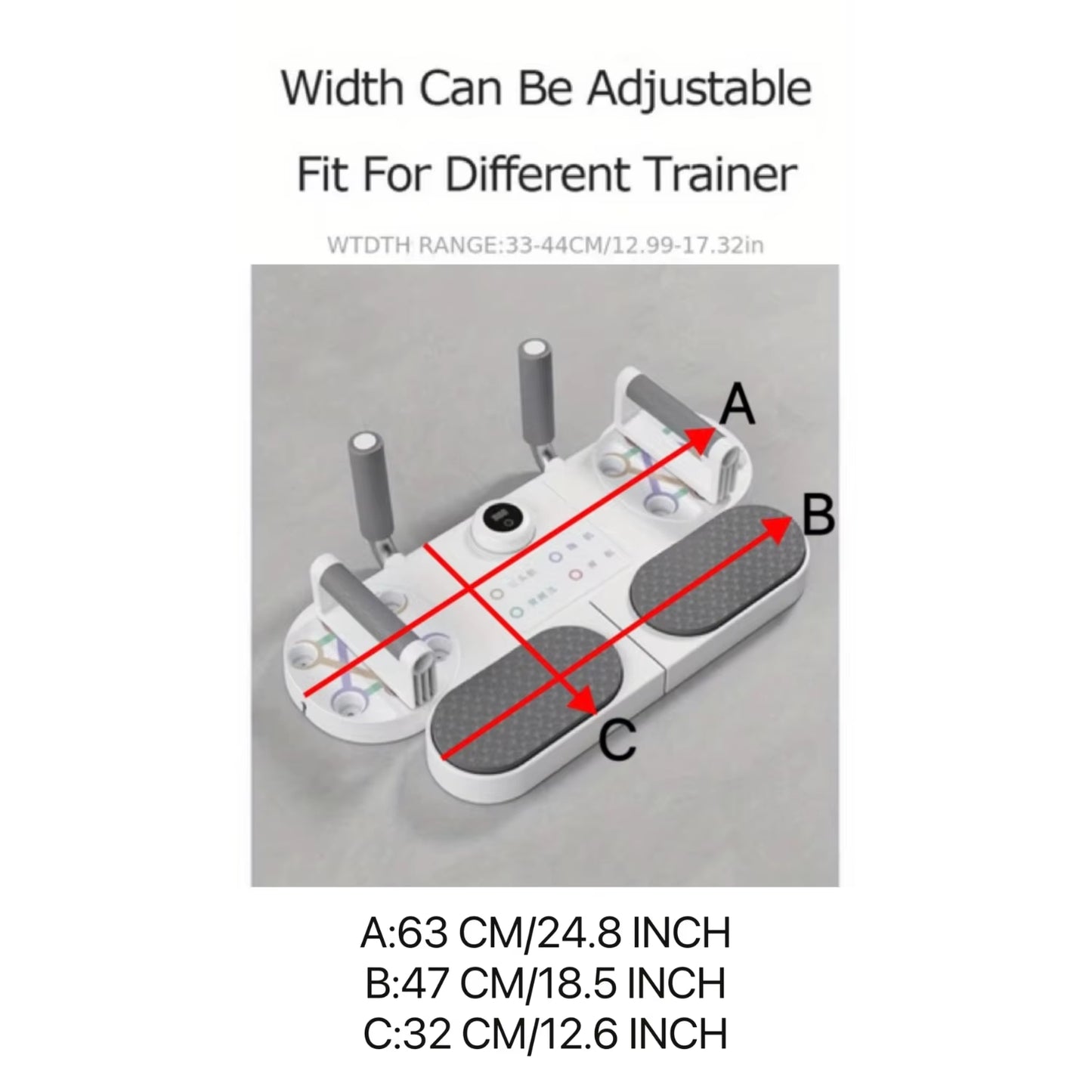 Fitness Push-Up Board with Timer - Professional Muscle Training Equipment for Home Workouts