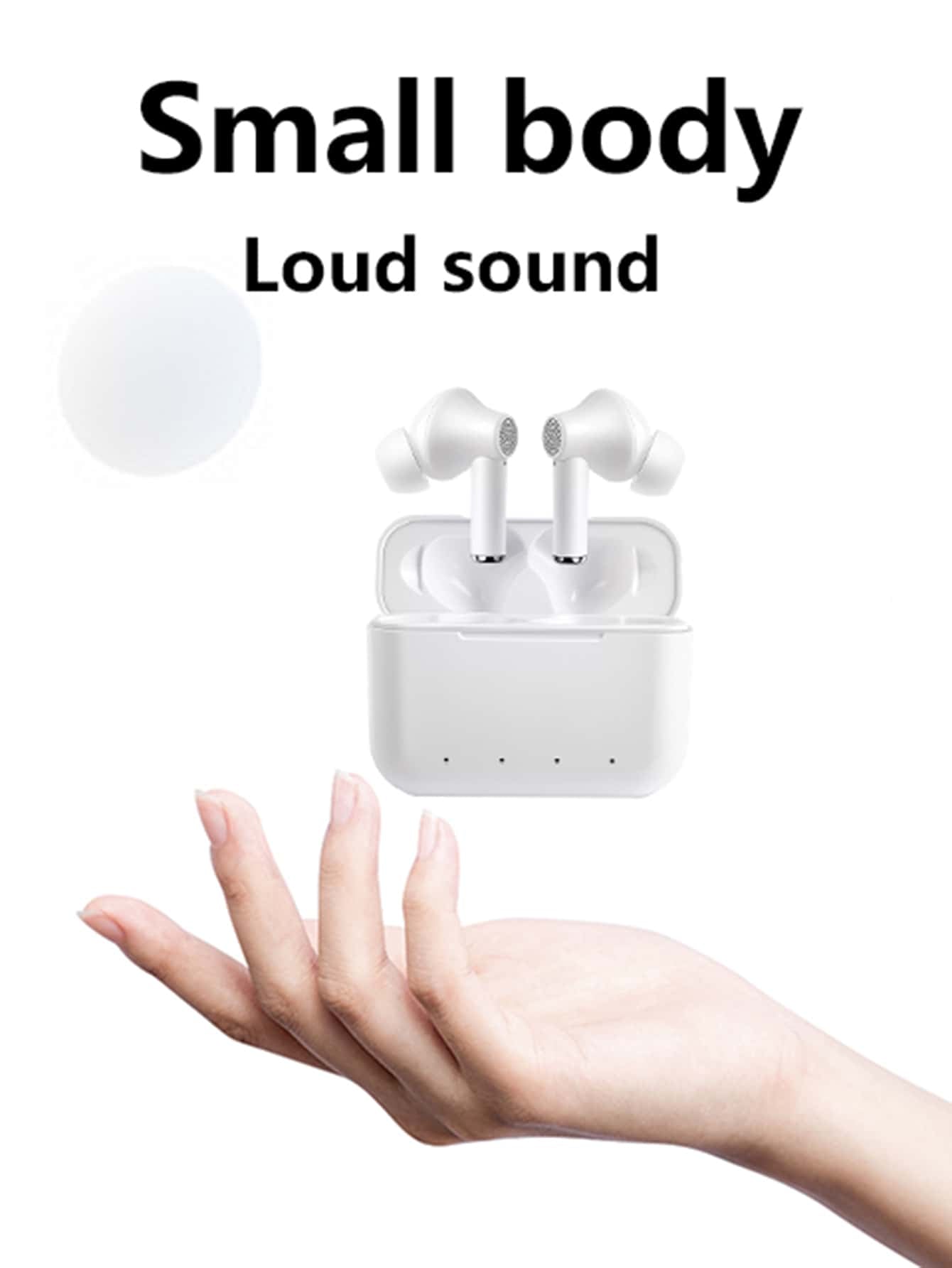 Half-Ear Design Waterproof Sweat Proof Touch Control Sports Gaming Wireless Earphone