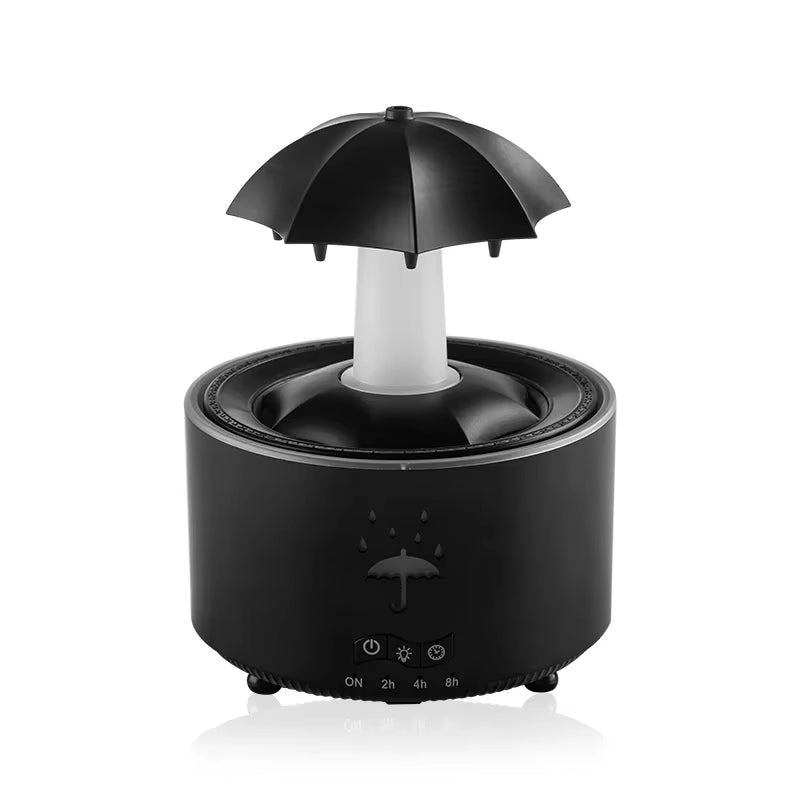 Creative Umbrella Water Drop Air Humidifier and Aromatherapy Diffuser with Colorful Lighting