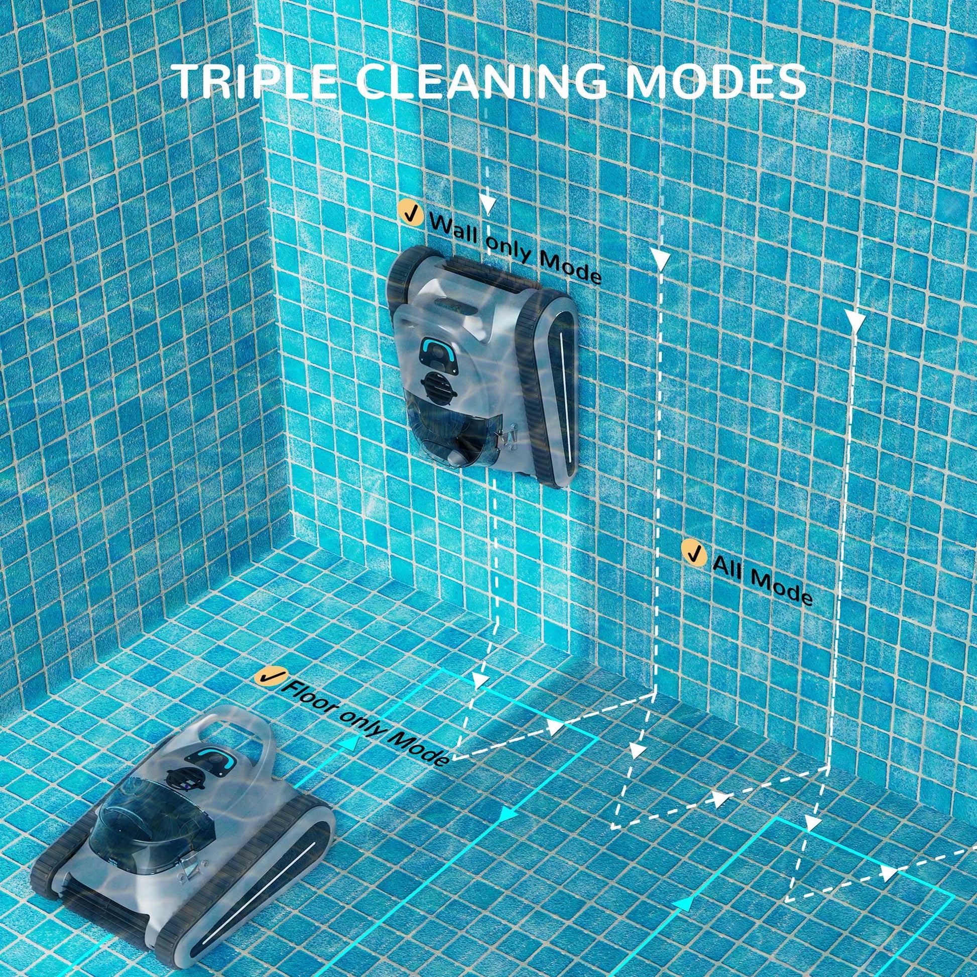2024 Seal SE Cordless Robotic Pool Cleaner, 16.8 X 15.6 X 9.8 In, Pools up to 1640 SQ FT