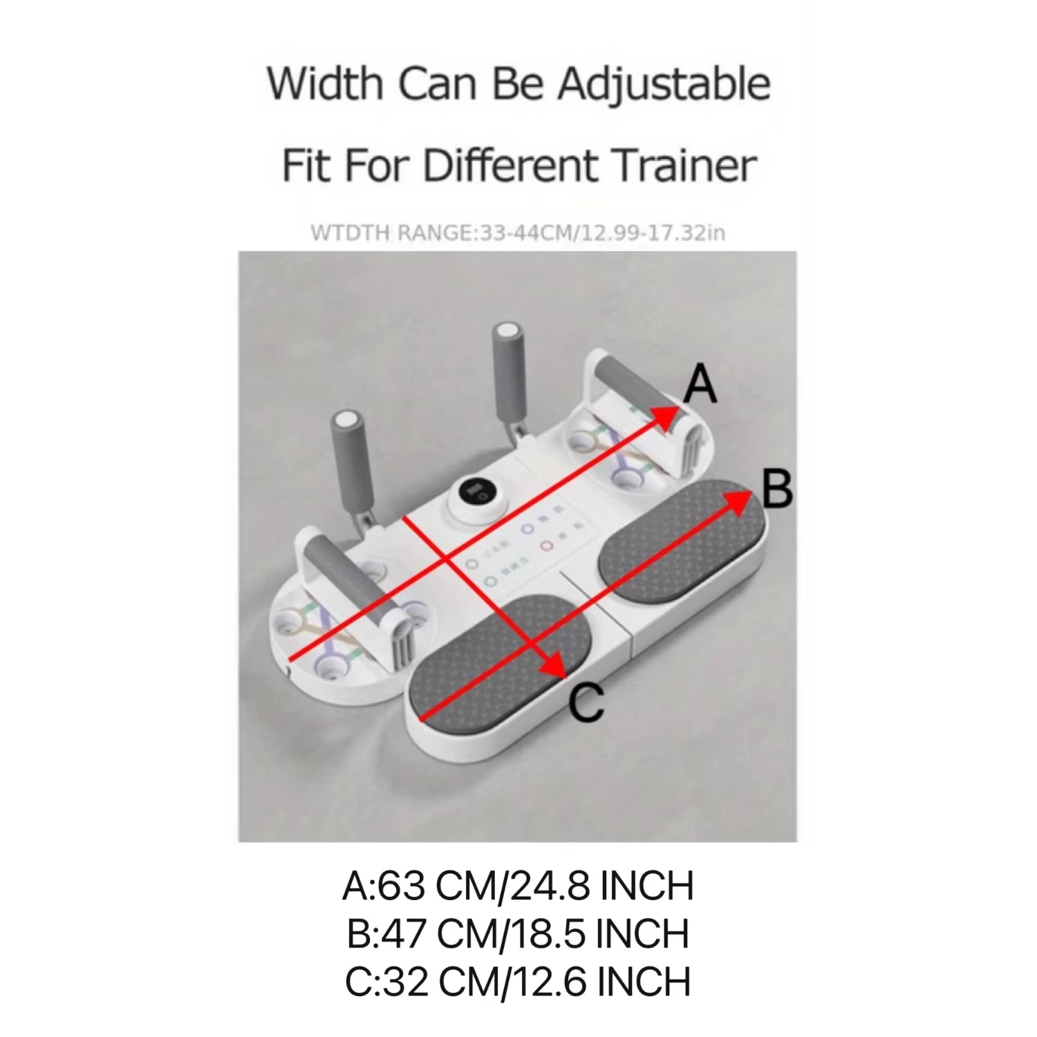 Fitness Push-Up Board with Timer - Professional Muscle Training Equipment for Home Workouts